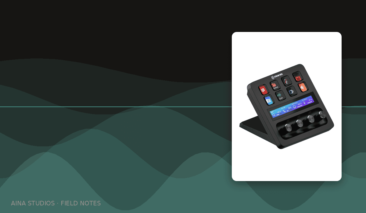 Elgato Stream Deck + audio mixer and studio controller