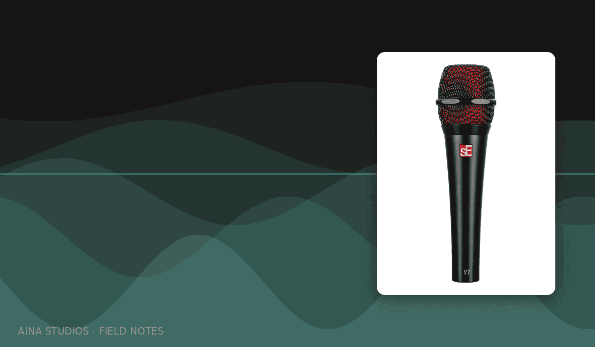 sE Electronics V7 dynamic vocal microphone